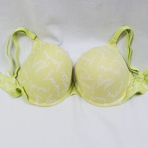 Pink NWT Green/White Push Up Lift & Shape Seamless Underwire Bra 36DD